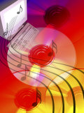 Music Coming Out from MP3 System
