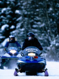 Police Snowmachines  Anchorage  USA