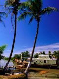 Boats at Town Dock  Mrauk U  Myanmar (Burma)