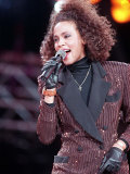 Whitney Houston Performing at Wembley Stadium in Honour of Nelson Mandela's 70th Birthday  Jun 1988