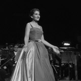 Maria Callas Singing at the Royal Festival Hall  1959