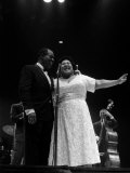 Louis Armstrong Jazz Musician  During His First Concert in Great Britain  May 1956