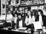 Status Quo Signing Their New Record at London HMV Store