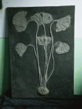 A Fossil of a Crinoid  a Type of Sea Lily That Lived in the Sea