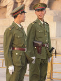 Soldiers Stand Guard at the Tomb of Mao Zedong