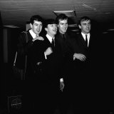 Gerry Marsden and the Pacemakers Rock and Roll Group Leave London Airport for Tour of Switzerland