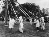 The Children of Ickwell Bedfordshire Continue the English Tradition of Maypole Dancing