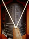 Temple Bell with Striker  Kyoto  Japan
