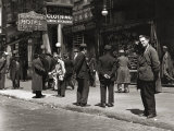 The Bowery  Noted as a Home for New York's Alcoholics  Prostitutes and the Homeless 1940s