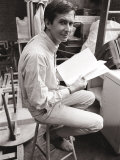 Anthony Perkins During Rehearsals for the Male Animal  June 1968