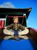 Boy on Slide  Copenhagen  Denmark