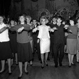 Dusty Springfield at Ilford Palaia Essex Giving a Demo of the Hitchhiker Dance  January 1964