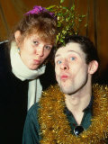 Kirsty Maccoll  with Lead Singer from the Pogues Shane Macgowan  December 1987