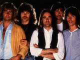 Status Quo Rock Group Band Members Francis Rossi and Rick Parfitt with the Other Members of Band