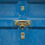 Ireland  Kinsale  Doorknocker on Blue Door