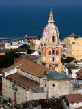 Overhead of Cartagena Cathedral Tower  Cartagena  Colombia