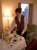Room Service Breakfast at a Hotel