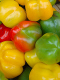 Peppers at Open-Air Market  Lake Maggiore  Arona  Italy