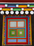 Tibetan-Styled Decoration in Tagong Monastery  Tagong  Sichuan  China