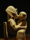 Akhenaten with child  Egyptian Museum  Amarna  Cairo  Egypt
