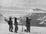 Members of the British Everest Expedition Survey the Mountains