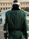 South Korean Rok Guard  Dmz  Demilitarized Zone  Seoul  South Korea