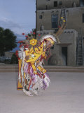 A Dakota Sioux Indian Doing a Traditional Dance