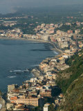 Morning View of Giardini-Naxos Resort  Taormina  Sicily  Italy