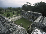 Overlooking Mayan Ruins  Mexico