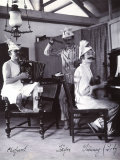 Young Unmarried Men Play and Dance in a Room of Bombay