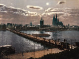 Night View of the City of Cologne