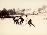 Stockhom Winter Games Ice Hockey Match of the Swedish and Finnish Teams