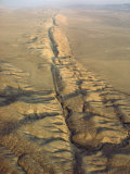 The San Andreas Fault Slashes the Desolate Carrizo Plain  Carrizo Plain  California