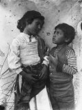 Two Sicilian Children in Folk Costume