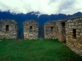 Incan Ruins  Machu Picchu  Peru