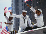 Sailors at Desert Storm Victory Parade