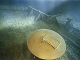 Commemorative Plaque Left by Bob Ballard and Explorers' Club Divers in 1986 of the RMS "Titanic"