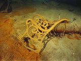 Metal Deck Bench Frame of the RMS 