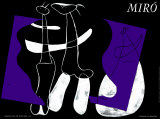 Trois Personnages Sur Fond