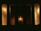 Nighttime View of the Illuminated Lincoln Memorial