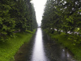 Russia  Tzarskoje Selo  Canal in Gardens Catherine Palace  Russia