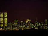 Night View of the Skyline of Lower Manhattan