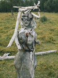 Humorous Sculpture Made from Driftwood
