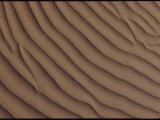 A Close-up of a Sand Dune  Showing a Rippling Effect Caused by the Wind