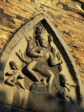 Hindu-Influenced Art Above the Entrance of One of the Po Nagar Cham Towers