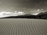 Rows of Sand Dunes Stretch Toward the Mountains in Alaska