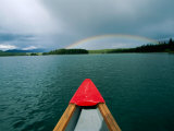 A Kayaker Sails Across This Serene Lake