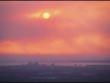 The Anchorage Skyline at Sunset