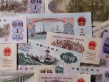 Colorful Chinese Paper Money