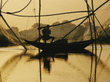 A Fisherman Sets His Nets